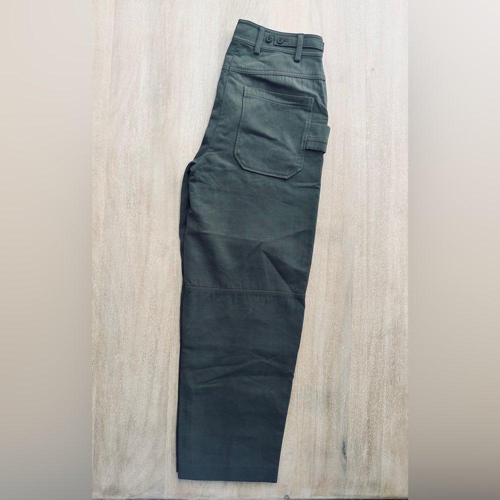 THEORY Women Dark Olive trousers - Picture 2 of 5